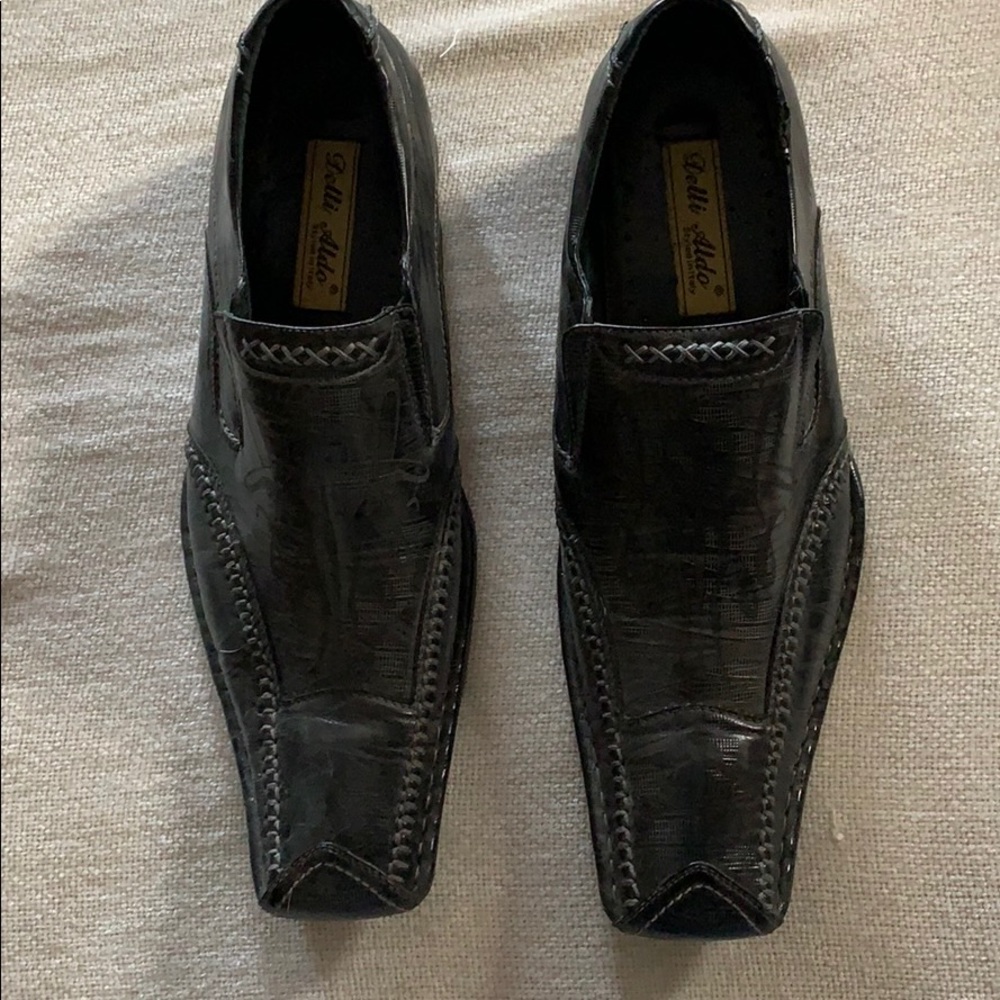 Size 10 Mens Dressed Italian Leather Shoes